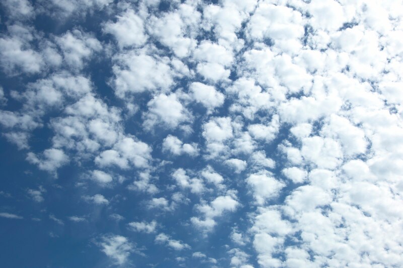 秋の雲：うろこ雲