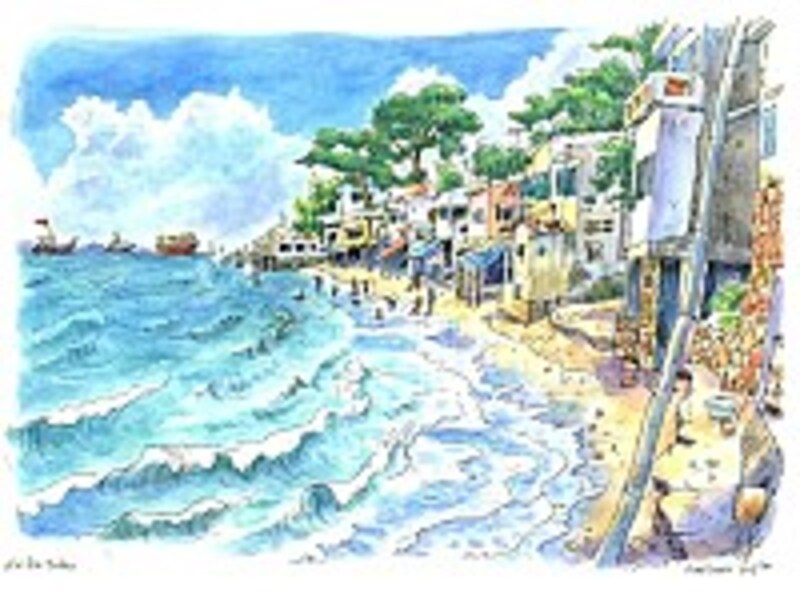 『ブンタウの海岸』