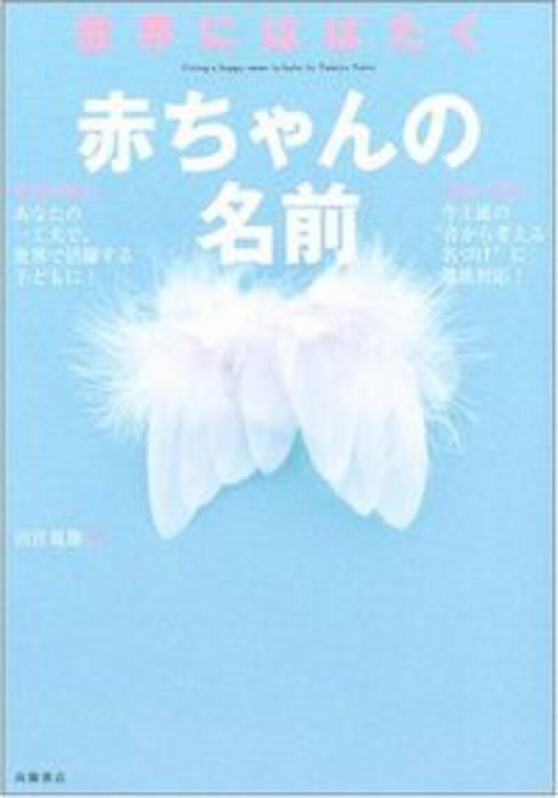 『世界にはばたく赤ちゃんの名前』著／田宮規雄。クリックするとアマゾンのサイトに飛びます。