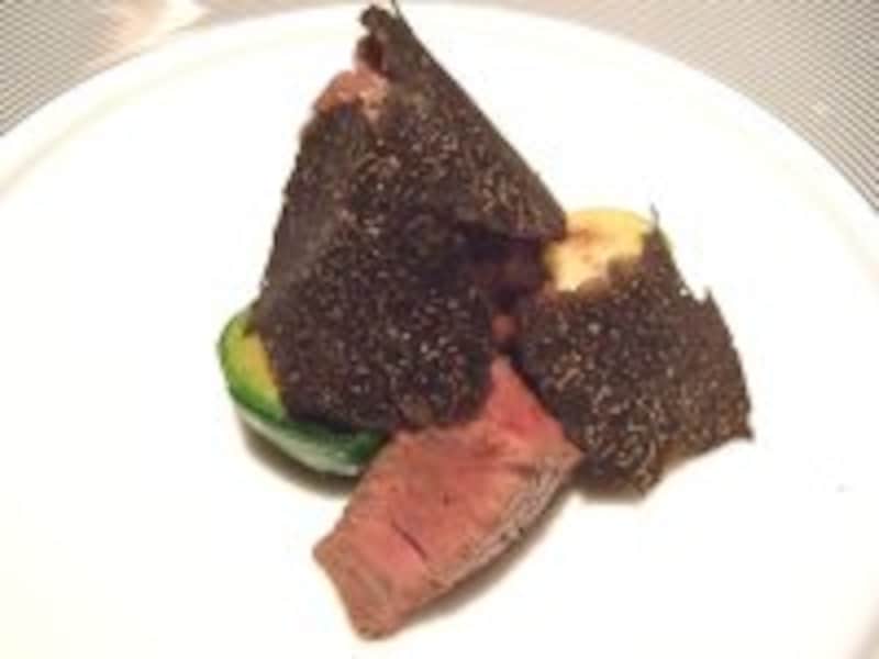 トリュフと和牛。