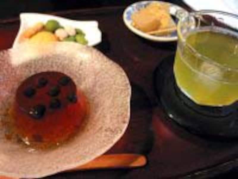 焙じ茶ゼリー。