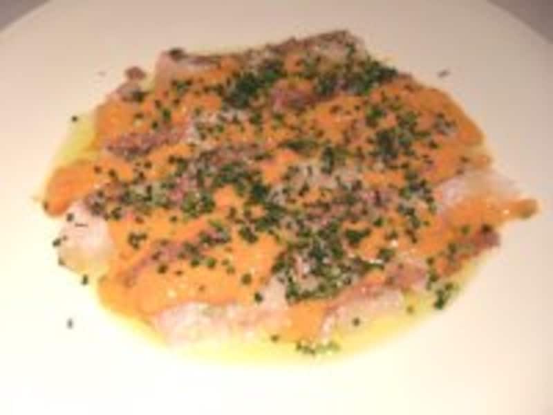 ウニと太刀魚。