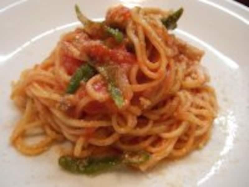 手打ちパスタ。