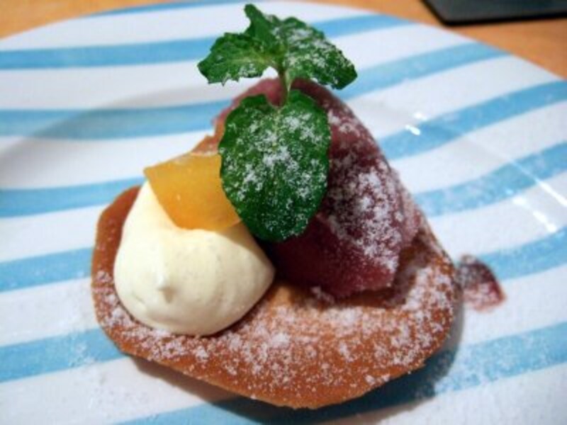 葡萄のシャーベット