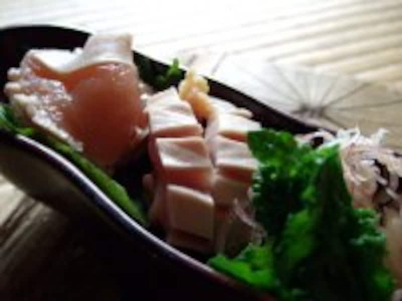 刺身盛り合わせ。