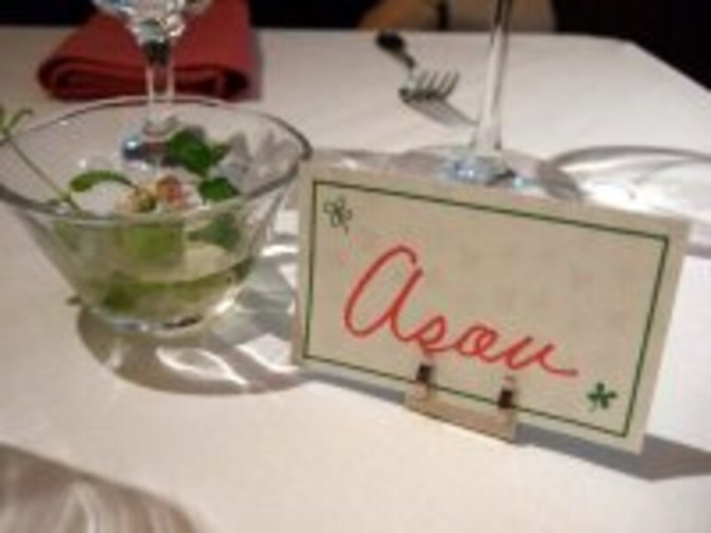 ネームプレート。