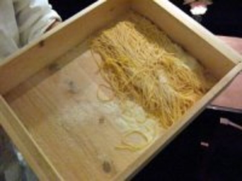手打ちパスタ。