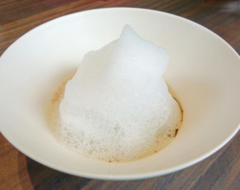 菊芋のソパ、帆立のプランチャとエア