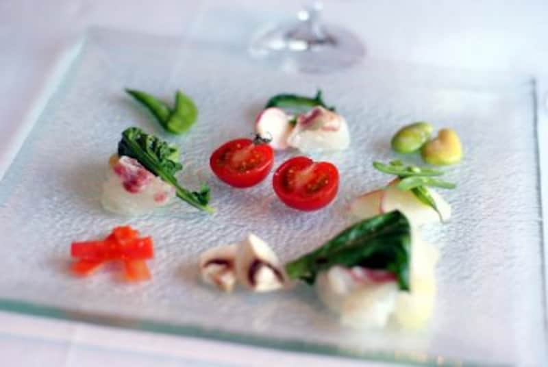 香川県産「野菜」のサラダ。