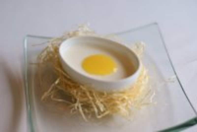 卵☆オレンジ風味のブランマンジェ。