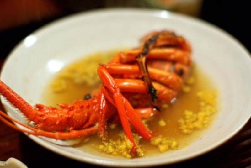 伊勢海老の具足煮。