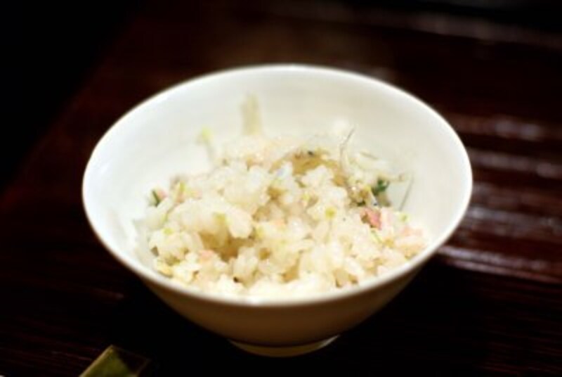 氷魚の御飯。