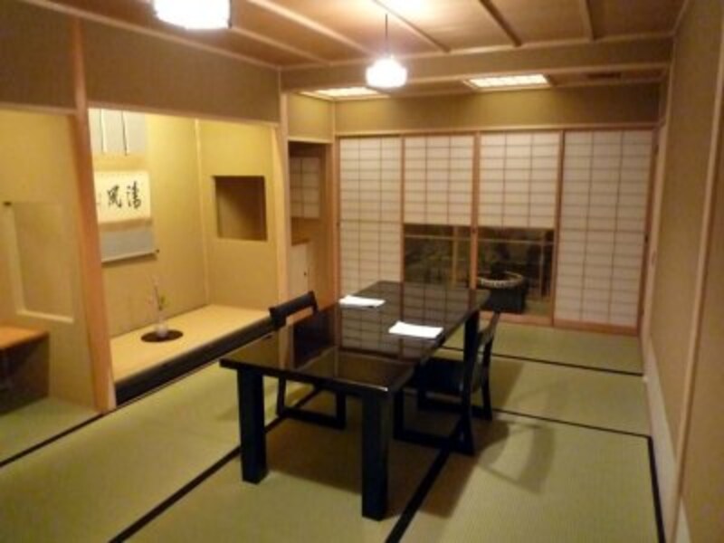 個室。
