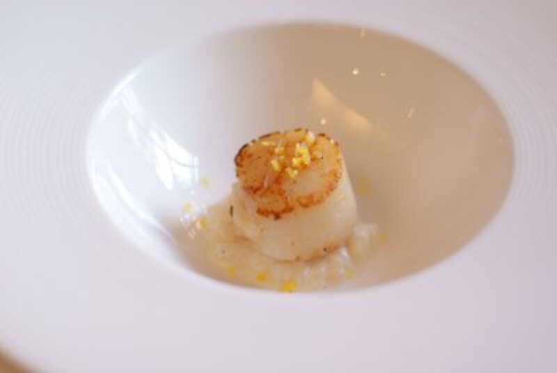 帆立のリゾット。