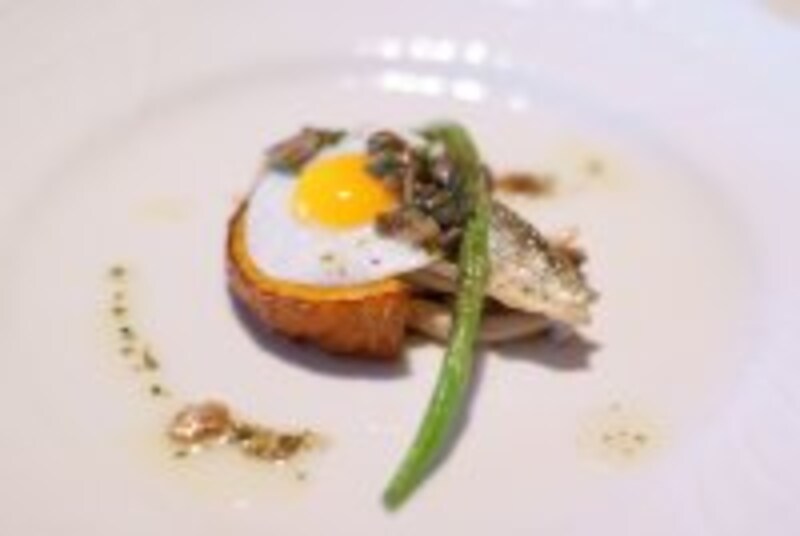 アマゴのソテー。