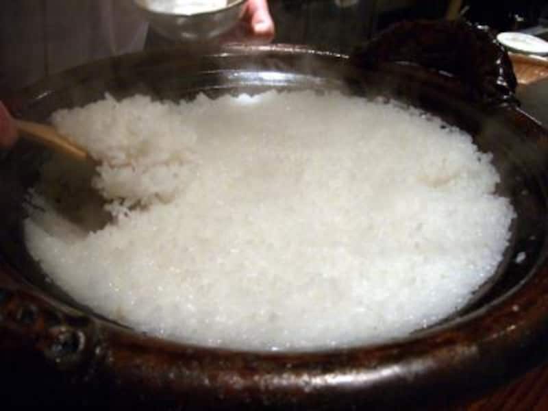 白土鍋御飯。