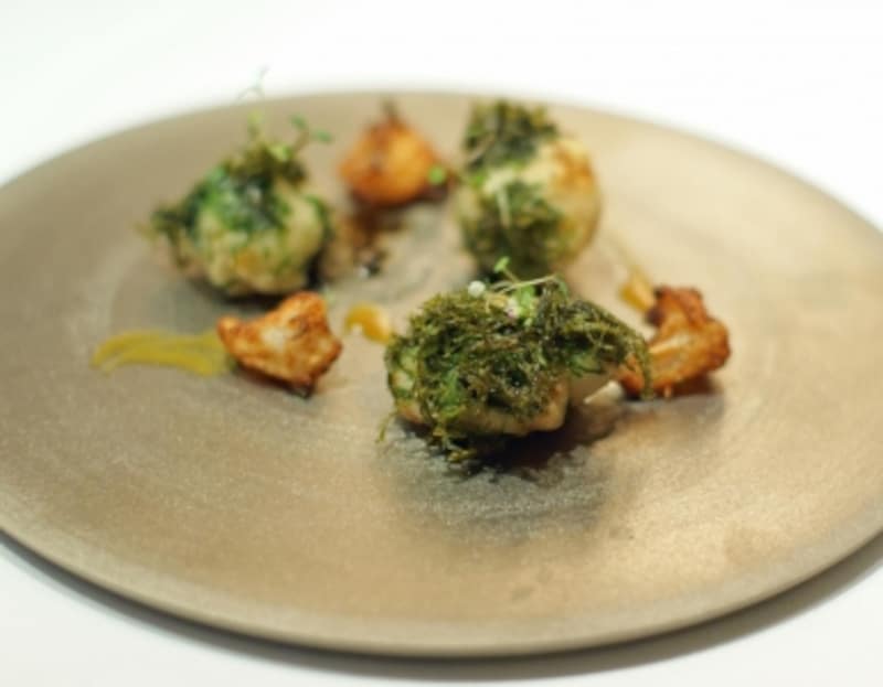 北海道カスベほほ肉と八代一番のりのフリット