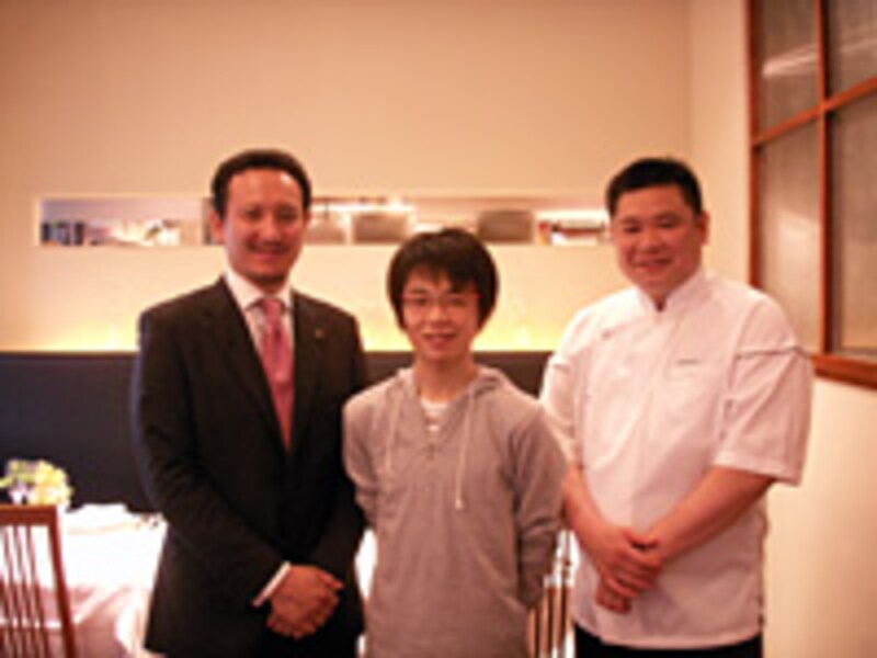 柴田氏＆小玉シェフとともに