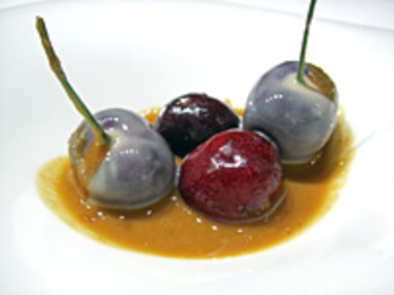 さくらんぼのタルト