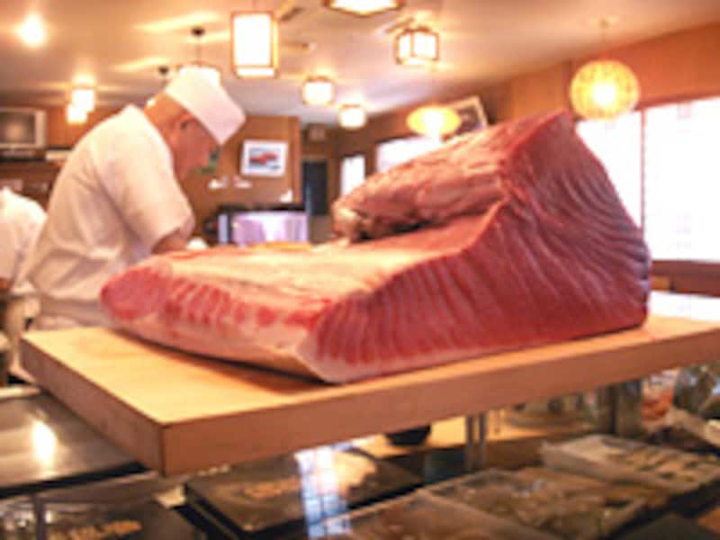 マグロの塊