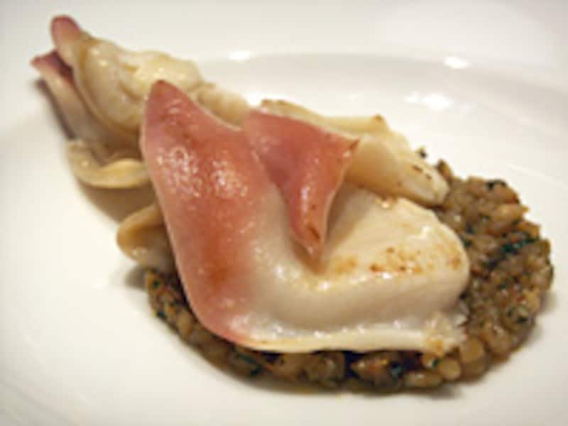 ホッキ貝のソテー