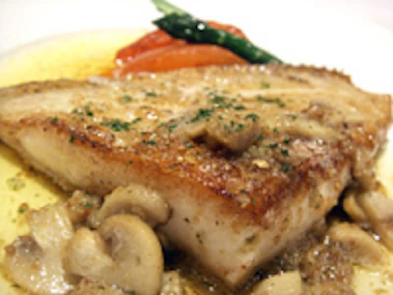 マナガツオのミレイユ風