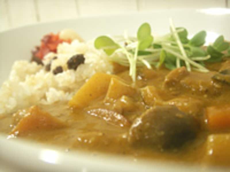 ひき肉と12種類の野菜の豆乳カレー