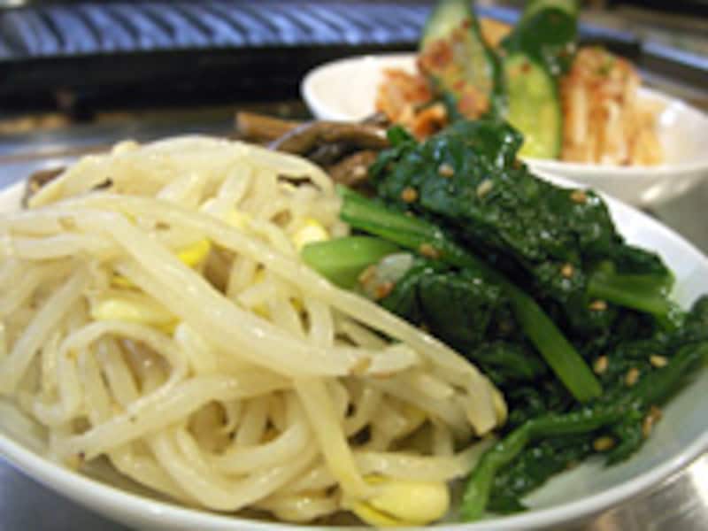 キムチ盛、ナムル盛