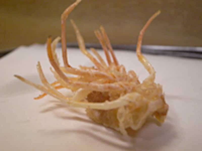 楽亭の海老の頭