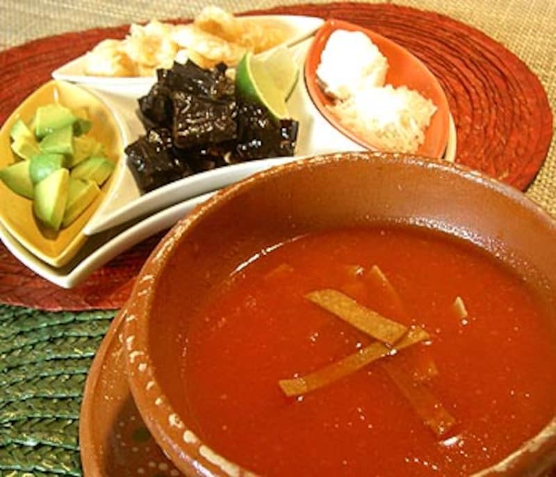 レシピ メキシコ料理 トマトとトルティージャのスープ 世界のおうちご飯 All About