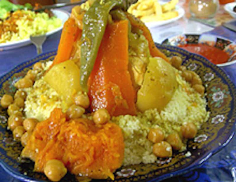 レストランのクスクス