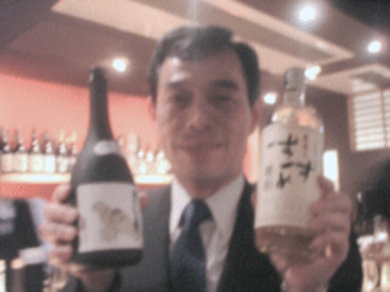 八鹿酒造 営業本部長 板井さん。元金融関係のエリートサラリーマン!≪日本酒≫