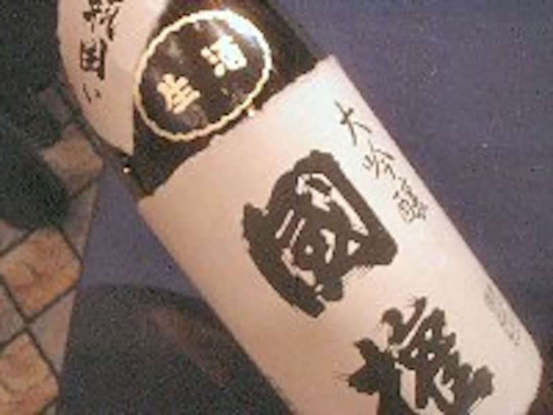 斗瓶囲いの大吟醸。印象的なラベル