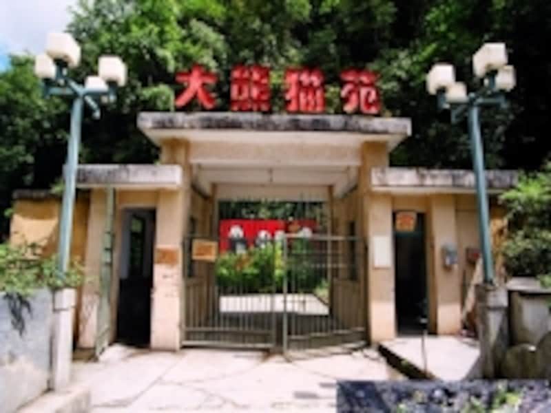 基地入口、大熊猫はパンダのことundefined（C）AbeMie