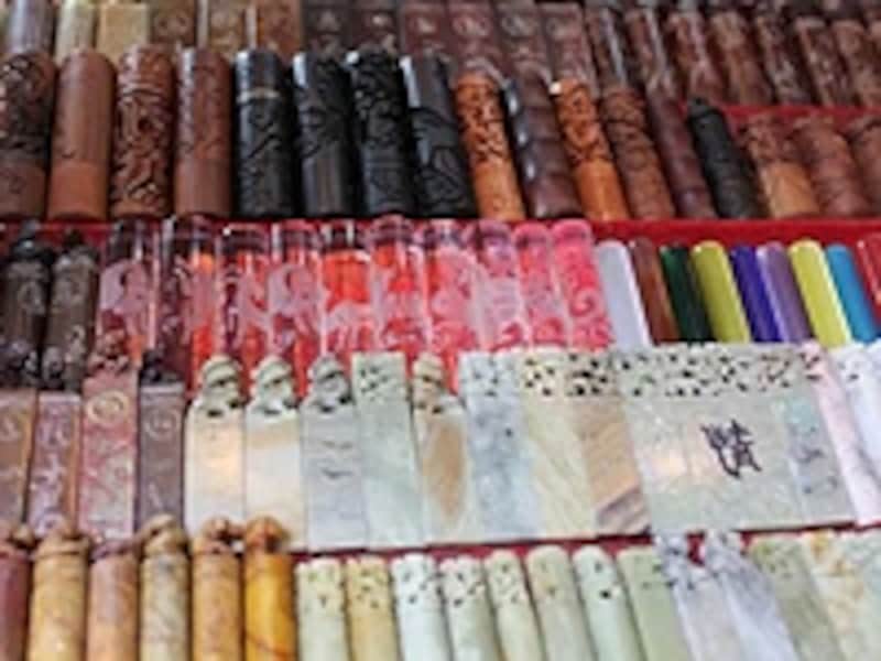 素材やデザインにこだわってオンリーワンのはんこを！