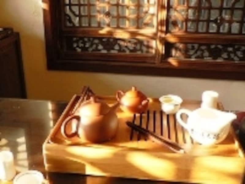 阿里山石卓珠露茶は3ランクあり、200～400台湾元（約600～1,200円）