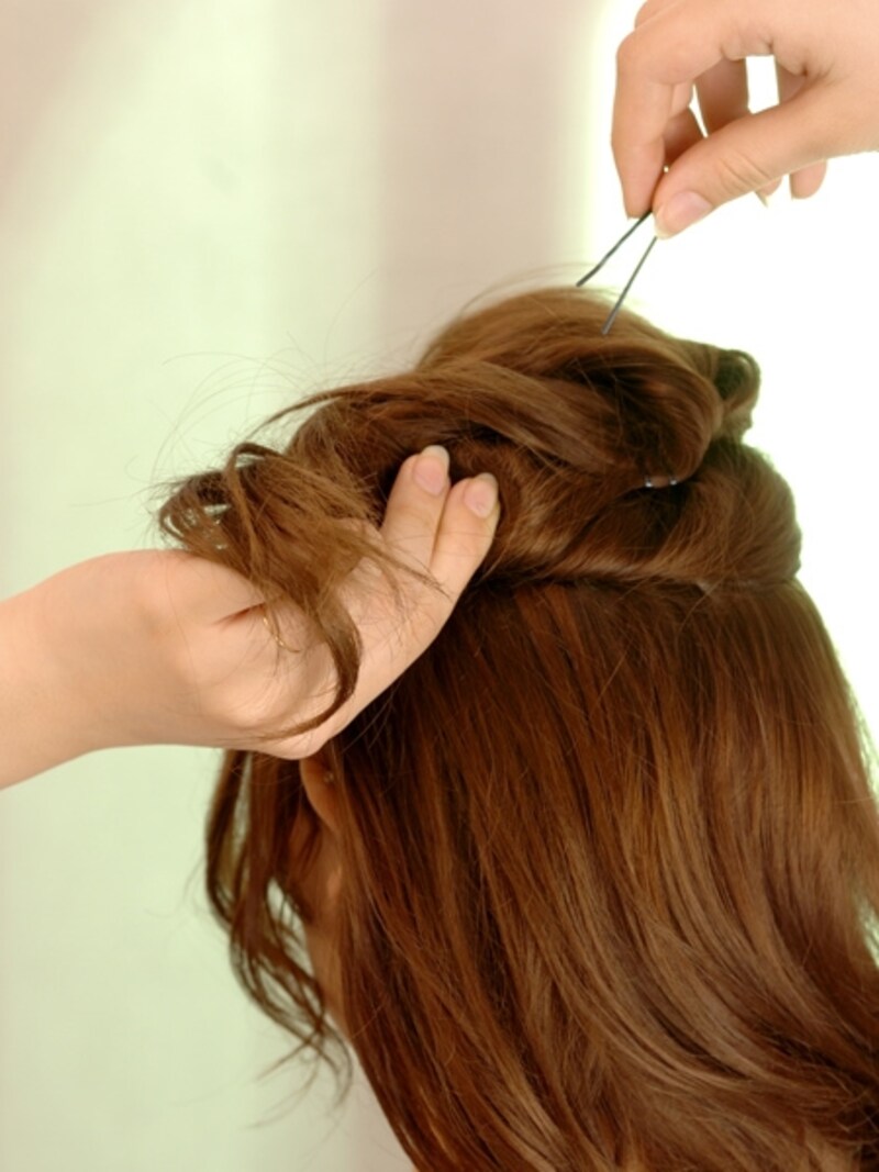 しっかりとめる