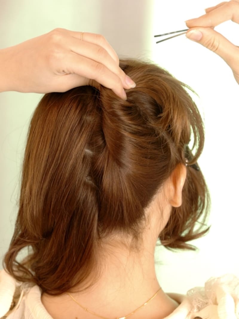 アメピンはしっかりとめる