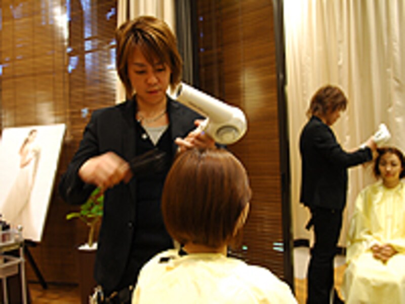 ヘアスタイリング