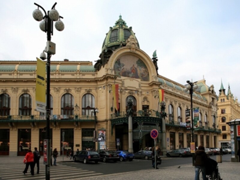 20世紀初頭、チェコ人の社交場としてつくられた市民会館