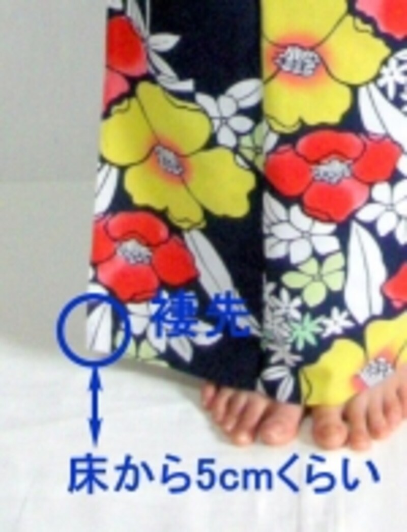 床から5ｃｍくらい