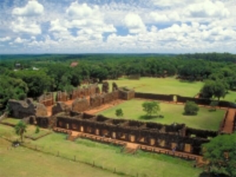サン・イグナシオ・ミニの遺跡は、状態も良く歴史的にもよくわかるundefined写真提供：アルゼンチン観光局