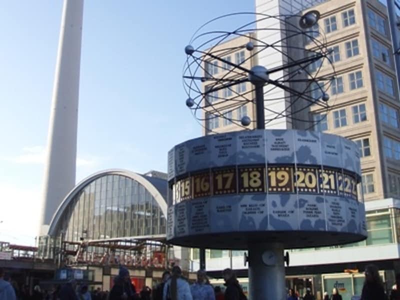 アレクサンダー広場の世界時計