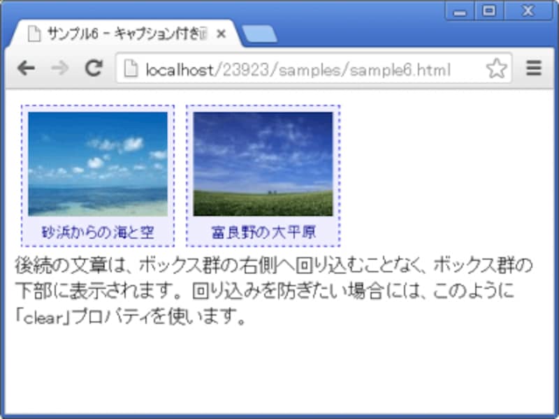 5 5 キャプション付き画像を横向きに並べて配置する方法 ホームページ作成 All About 5 5 キャプション付き画像を横向きに並べて配置する方法 ホームページ作成 All About