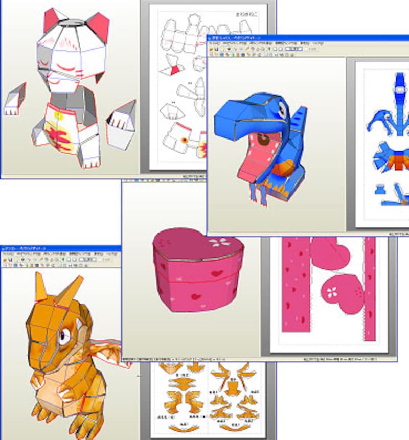 自作ペーパークラフトを楽しもう Cg 画像加工 All About
