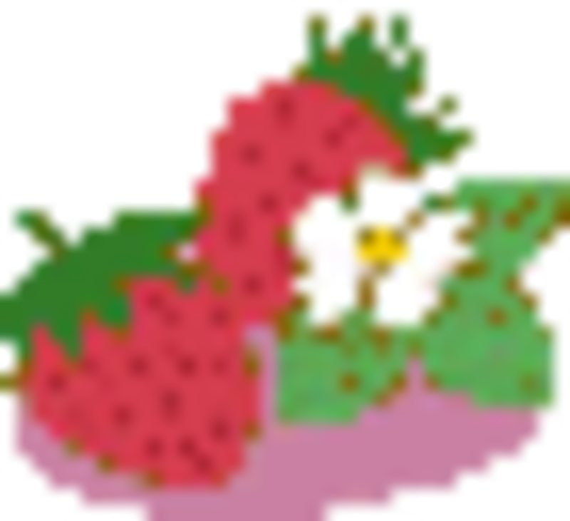 イチゴ(35×32ピクセル)