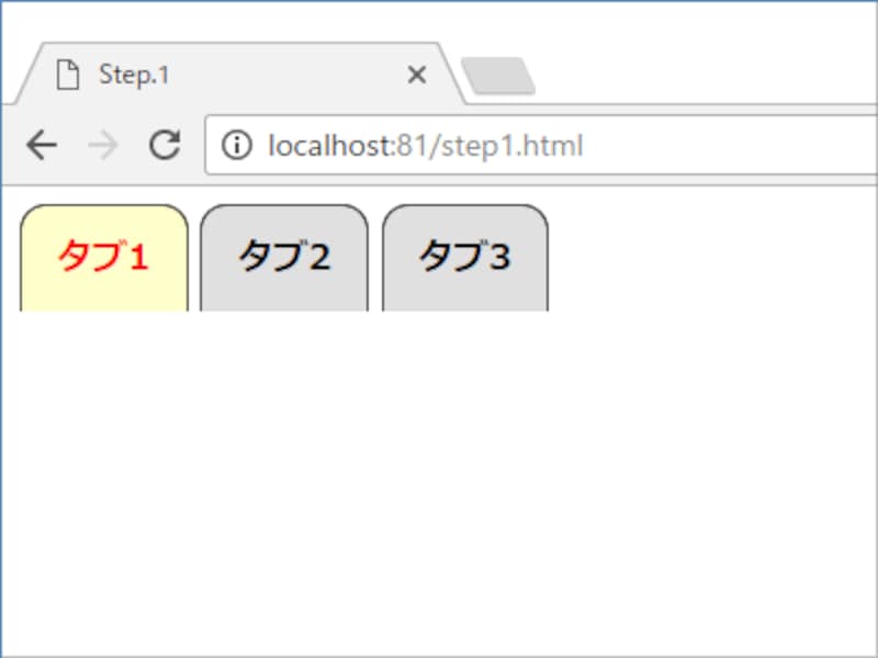 タブ部分は完成