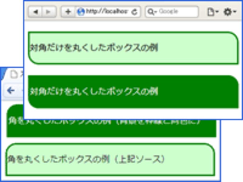 四隅の角を別々に指定も可能