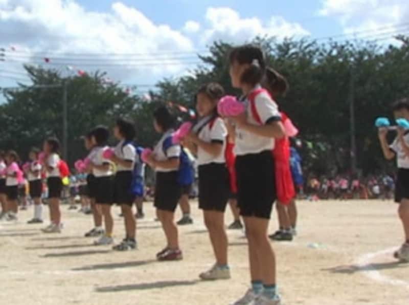 ▲自分の子供はどこに立つのかなどを事前にチェックしておくこと
