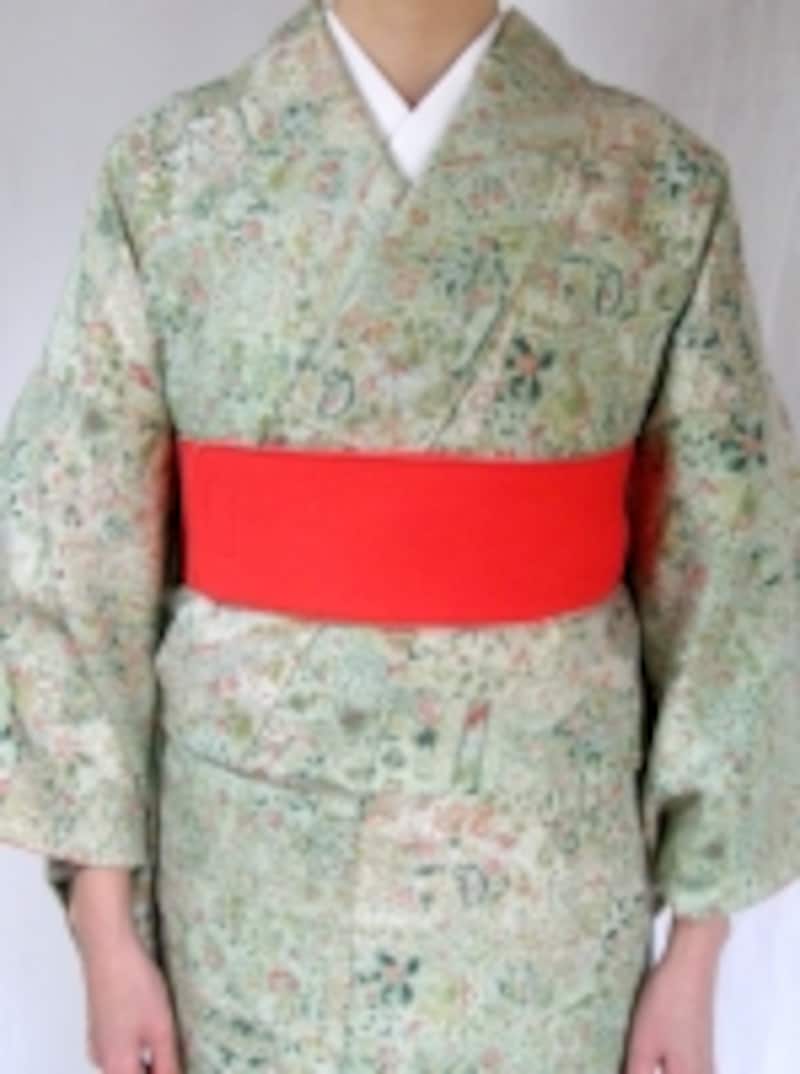 前中央を少しだけ下げる